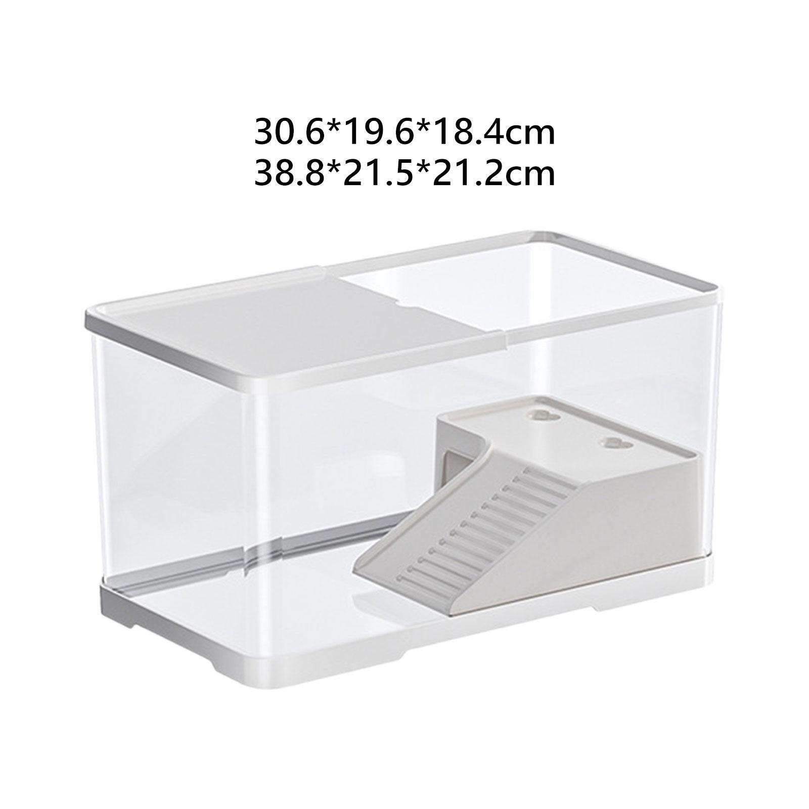 Turtle Tank Bottom Drainage Pets Accessory Hatching Breeding Tortoises Case Indoor Decor Turtle Terrarium Basking Platform