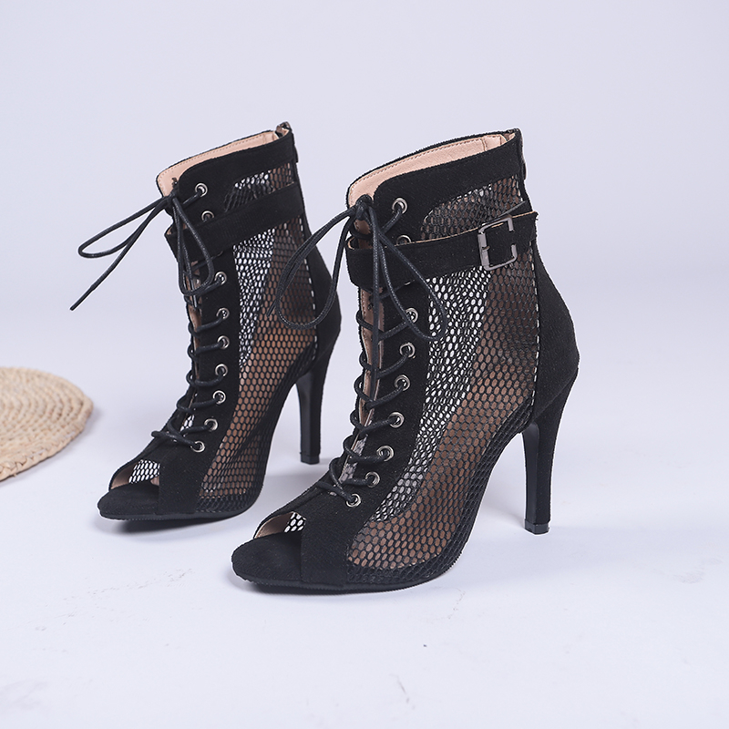 Sexy Black Thin Women's Sexy for Stilettos High Heels High-Heeled Women's Women Boots Latin Dance Heels Slippers 2023