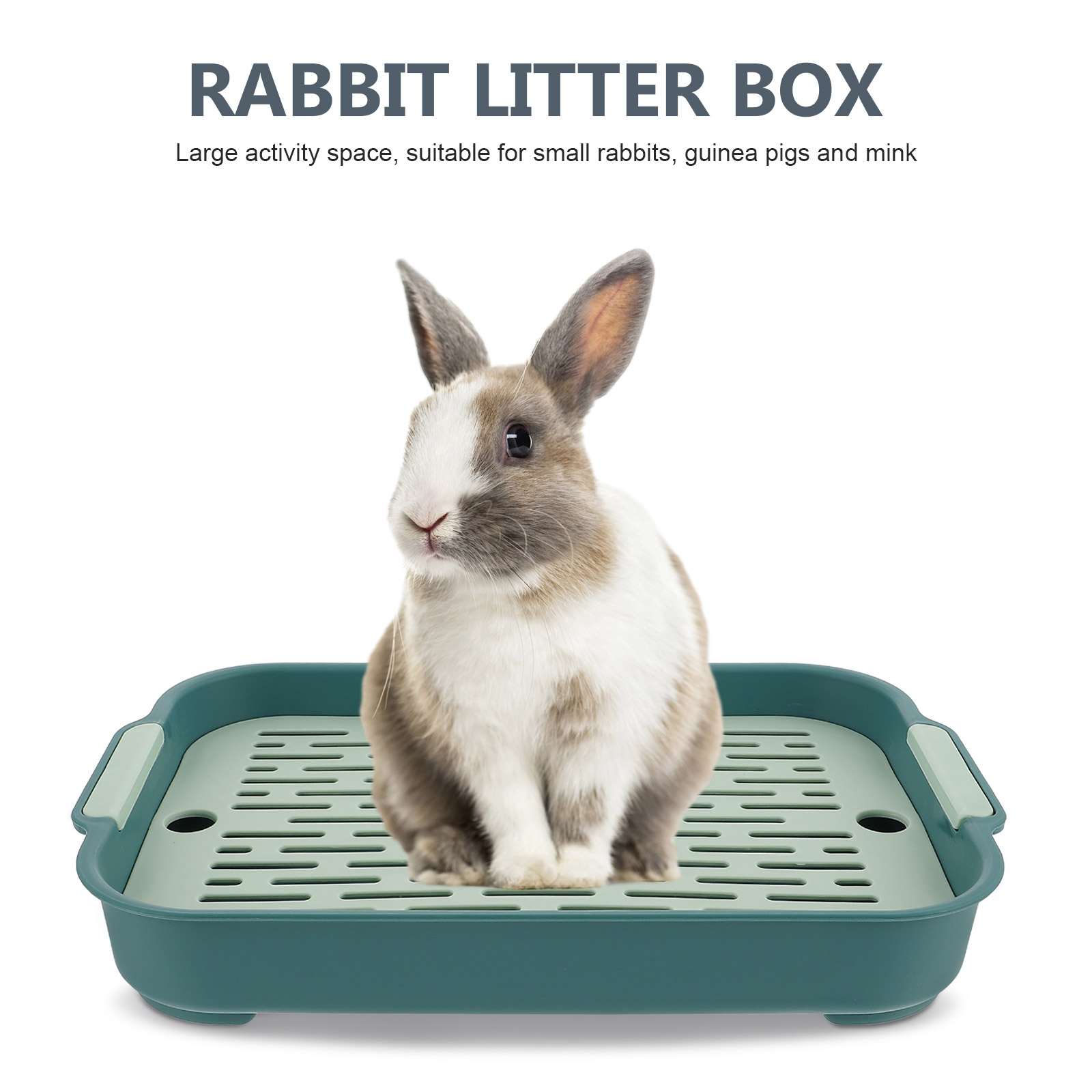 Rabbit Toilet Box Trainer Potty Corner Tray Litter with Drawer Pet Pan For Adult Hamster Guinea Pig Bunny Rabbit Training Potty