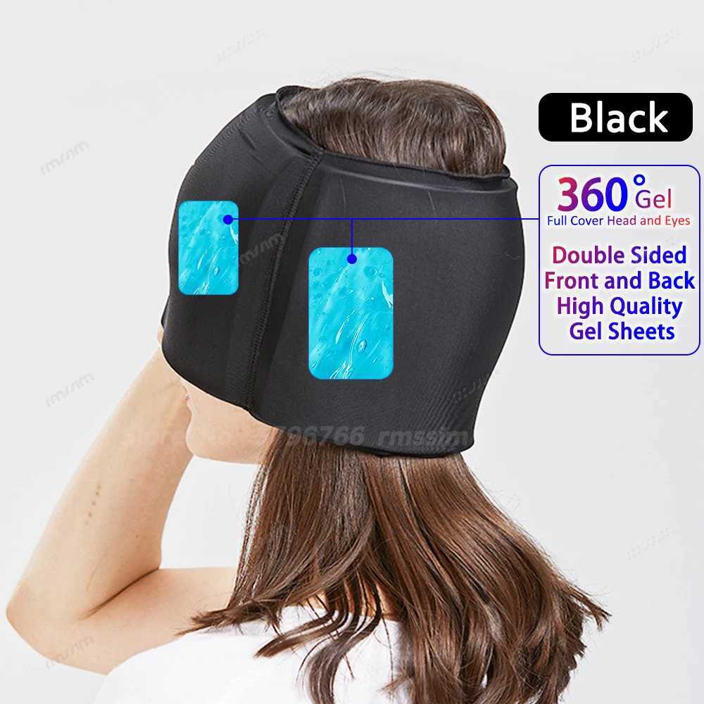 Head Massager Cap Gel Hot Cold Therapy Headache Migraine Relief Cap Stress Pressure Pain Relief Massage Gel Hat Clod Headache Y240902