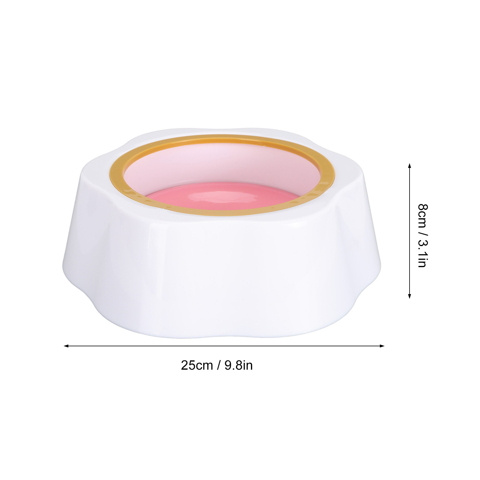 Slow Water Feeder for Dogs and Cats, Pet Bowl, Spill Proof, Plastic, Dustproof, Floating
