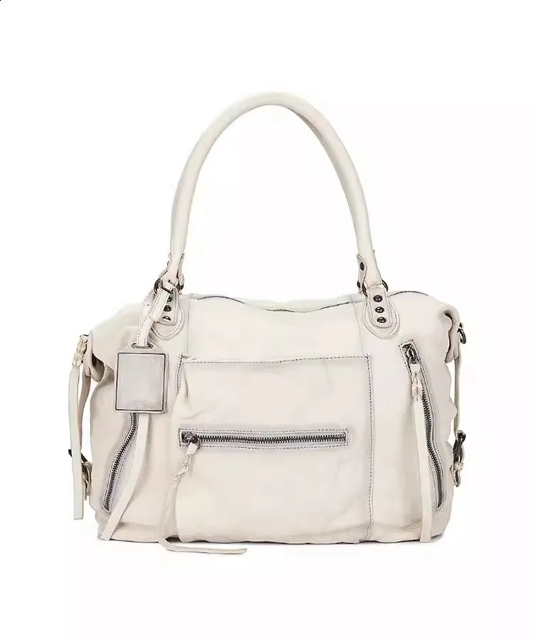 Women Tote Bag Fashion Underarm Pouch Large Capacity Soft Pu Leather Shoulder Retro Crossbody Casual Portable BucketBags 240902