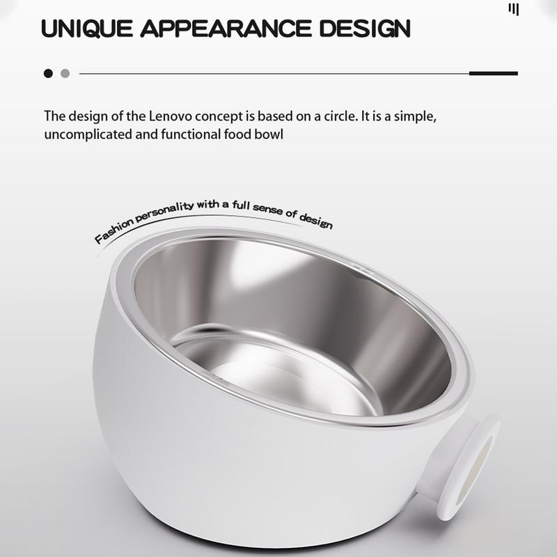 Wall Mounted Cat Food Bowl Stainless Steel Anti-Spill Magnetic Dog Food Bowl Removable Wall Mounted Elevated Puppy Food Bowl