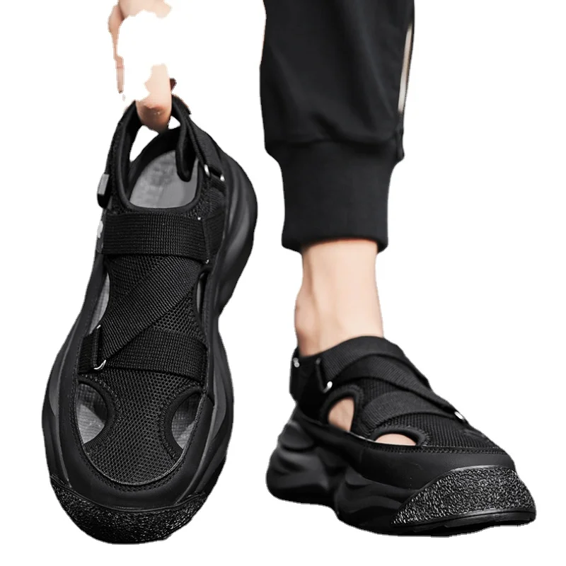 Men Fashion Sandals Man Summer New Outdoor Casual Shoes Mountain Hiking Sandals Comfortable Non-Slip Slippers Beach Sandals 202