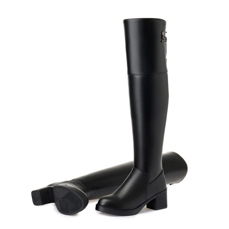 AIYUQI Over Knee Boots Womens 2024 New Genuine Leather Women Knee High Boots Knight Boots Women Shoes High Heeled Trend Female