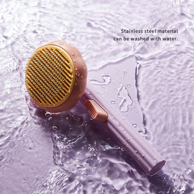 Pet Hair Removal Needle Comb Pet Cleaning Grooming Tool Non-slip Plastic Pet Accessories Cat Brush Combs Pet Hair Shedding Comb
