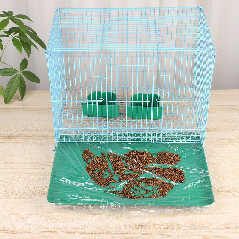 10/20PCS Pet Tray Disposable PE Films Rabbit Litter Mat Cage Tray Cover Cage Chassis Film Cover Toilet Large Changing Pad
