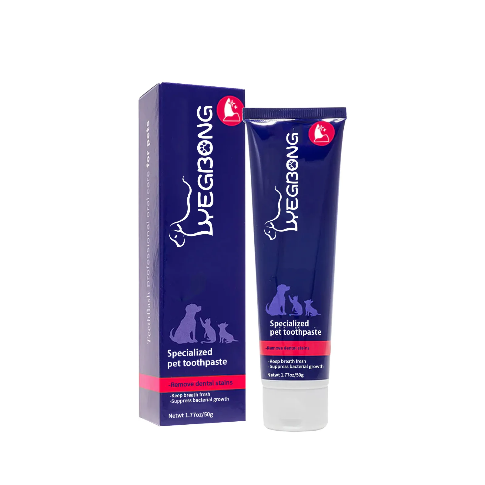 Pet Toothpaste For Dogs Reduce Tartar And Plaque Buildup Cleaning Dog Oral Fresh Breath Edible Pets Products Cleaning Supplies