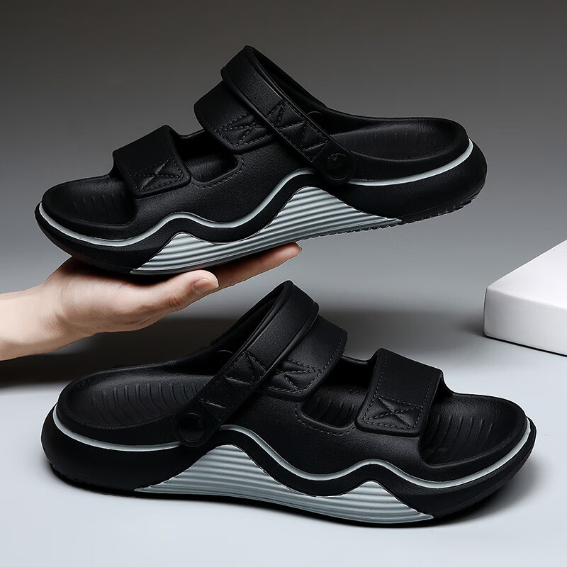 Men Sandals Summer Leisure Beach Holiday Sandals Dual Purpose Shoes 2024 New Outdoor Sneakers Male Retro Comfortable Casual Shoe