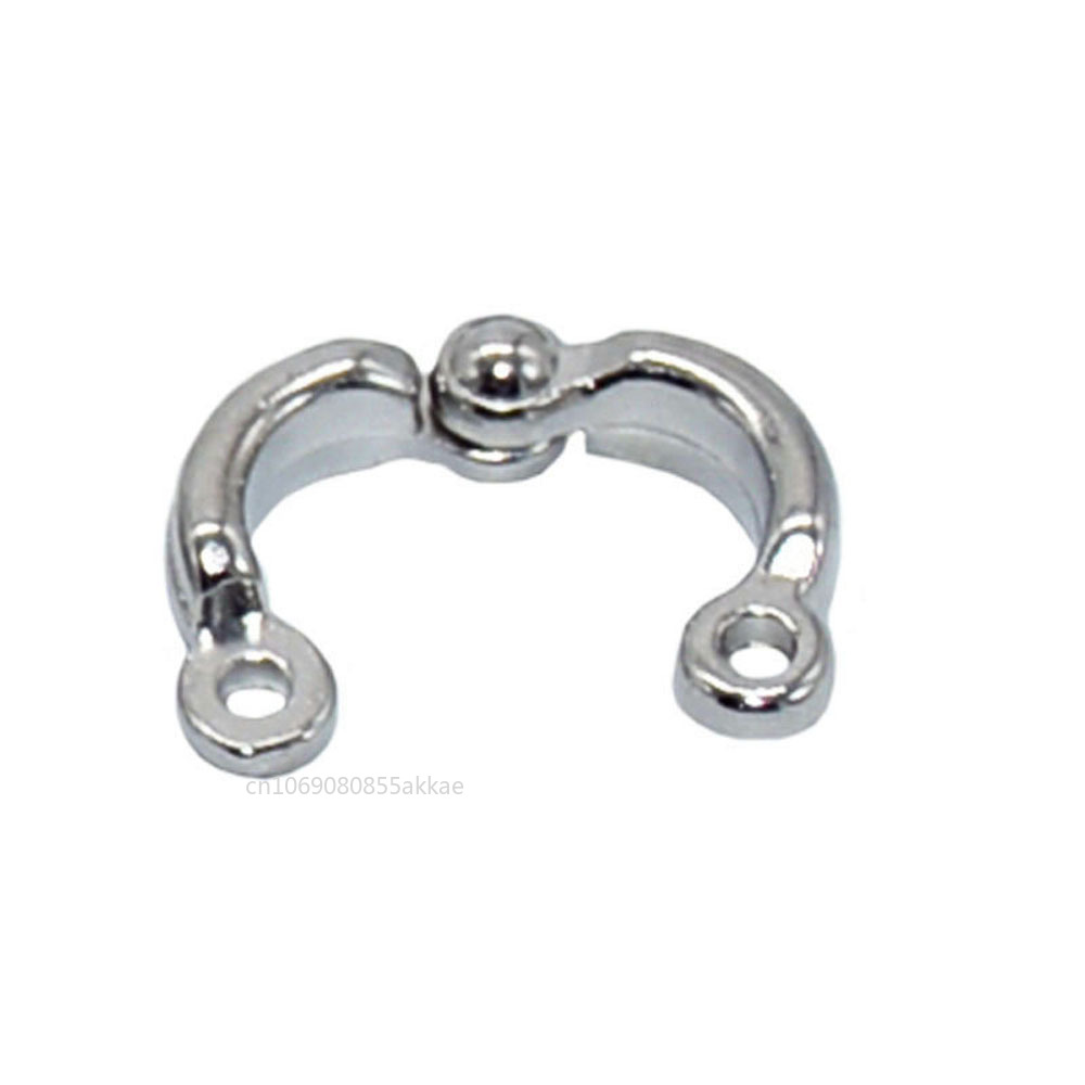 1Pc Parrot Foot Rings Metal Pet Bird Leg Rings Outdoor Fly Training Activity Anti-Lost Opening Clip Leash Accessories 4-12mm