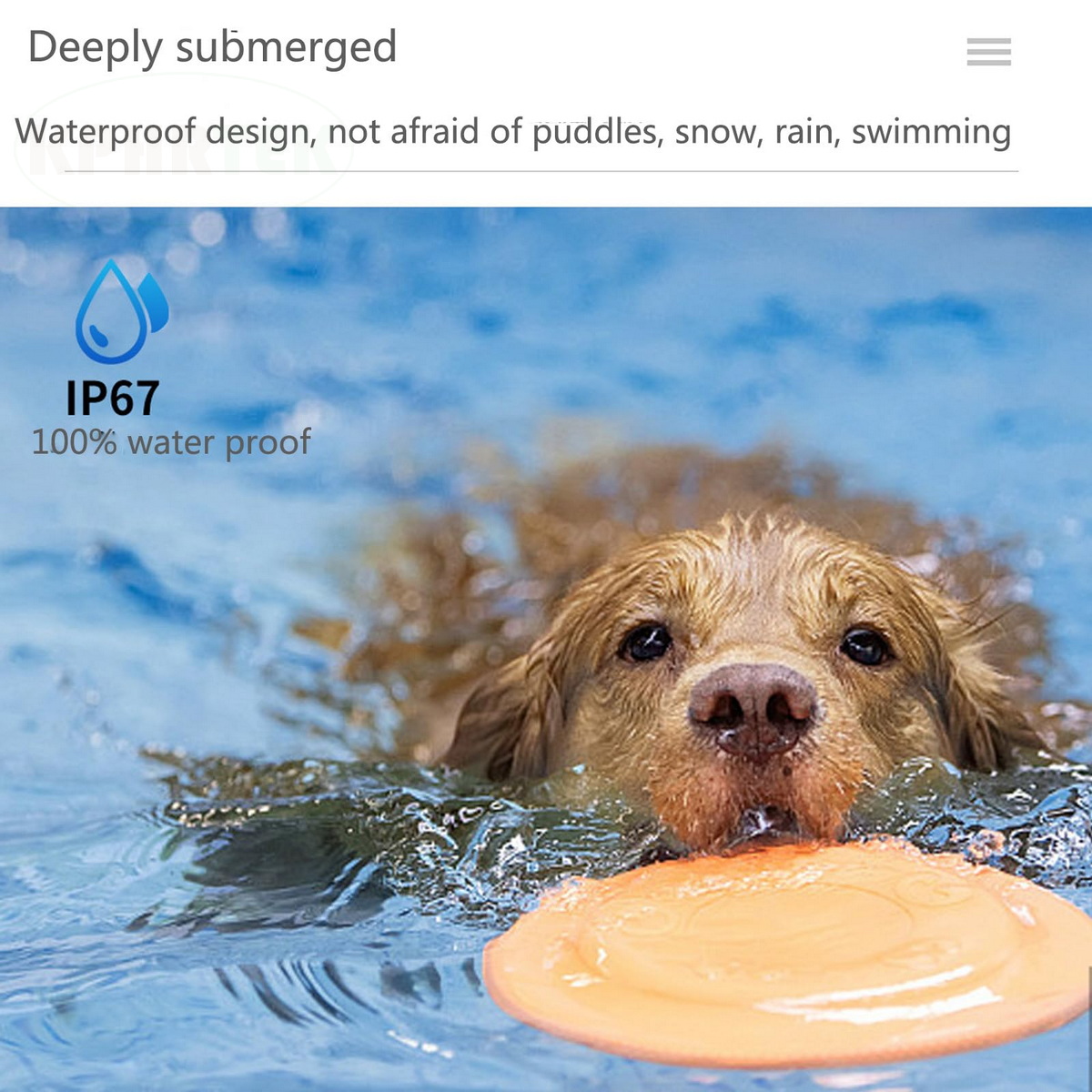 Smart Dog Bark Collar-Rechargeable,Adjustable Sensitivity,Waterproof,Vibration and Beep