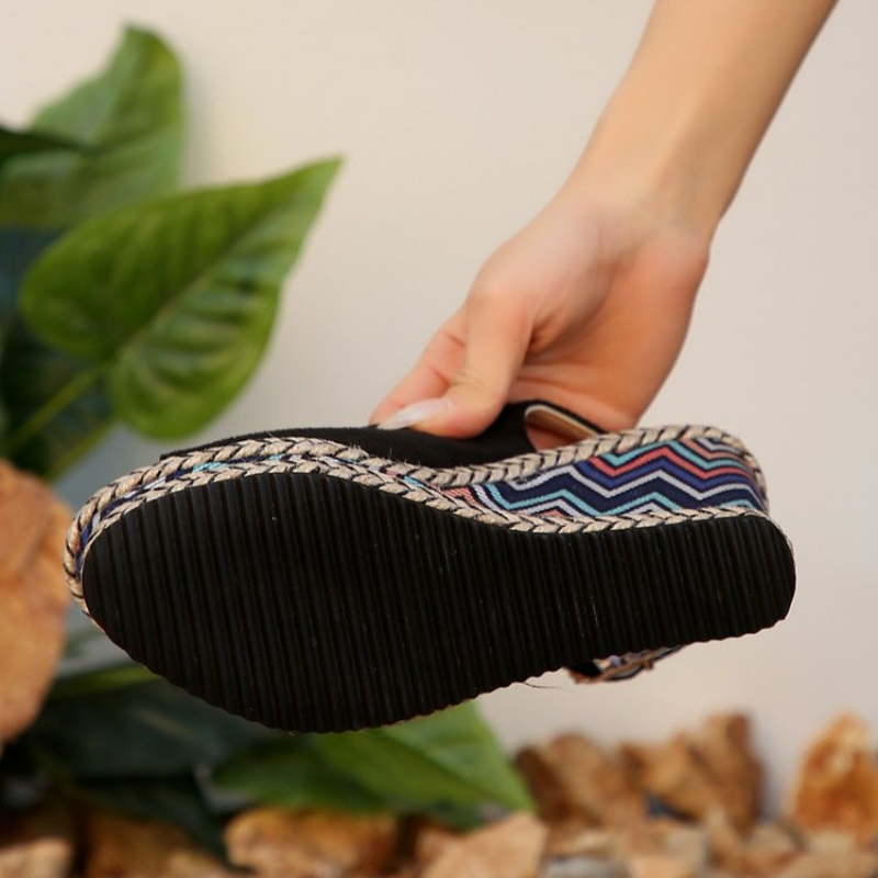 Wedge Heel Thick Sole Ladies High Heels Sandals Summer Casual Shoes Beach Flip ps Solid Slides Women Slippers dh5885370