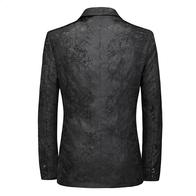 High Quality Fashion Handsome Trend Fashion White Suit Jacket for Men Autumn and Winter British Slim Casual Light Suit M-6XL 240902