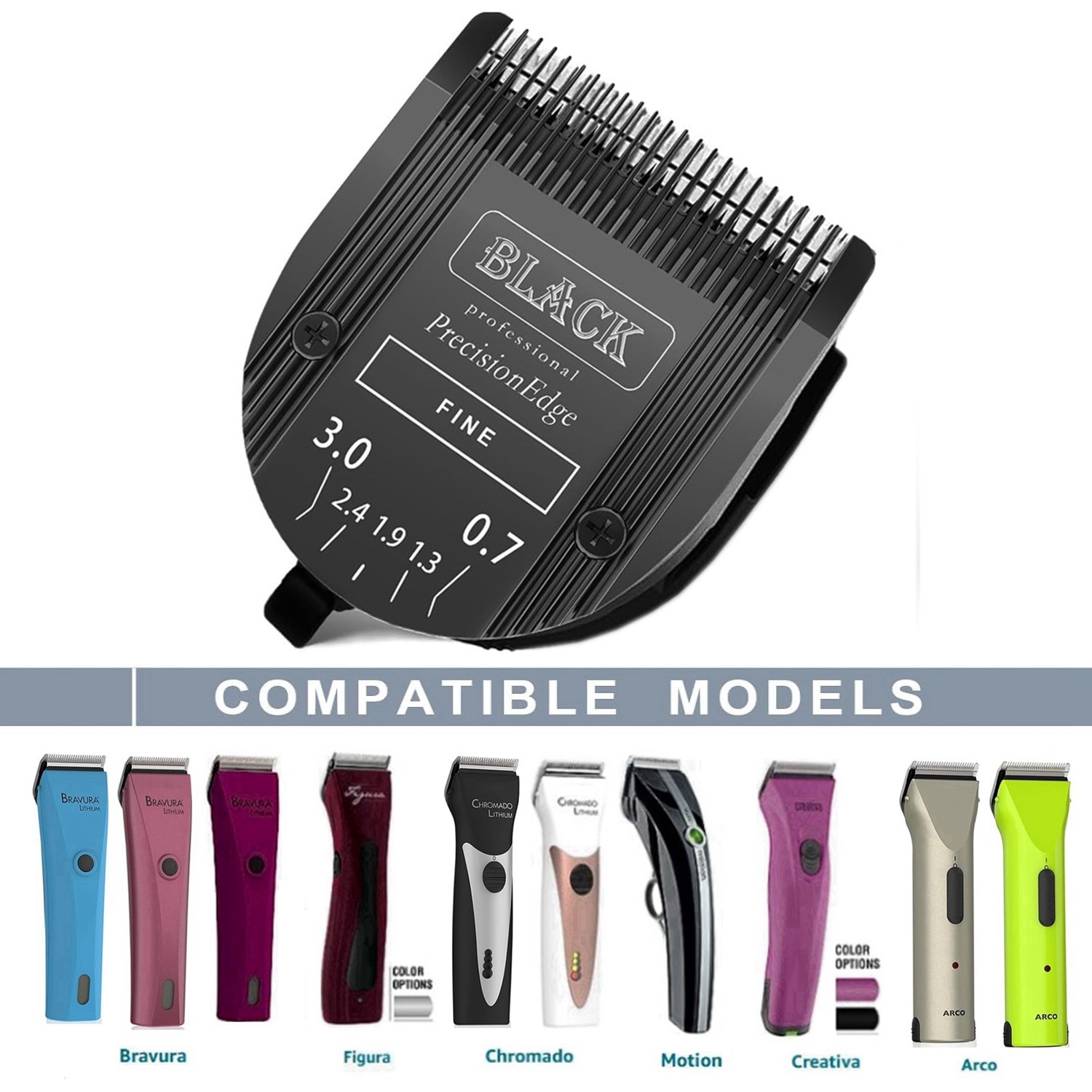 Pro Diamond Replacement 5in1 blade For Wahl Professional Animal Arco,Bravura,Chromado,Creativa,Figura,Motion Pet horse Clippers