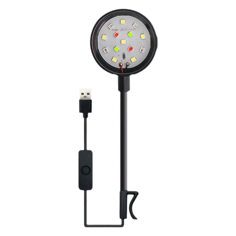 USB Plug Aquarium Mini Lamp LED Fish Tank Clip Lamp 360° Rotation Aquarium Plant Light Landscaping Reptile Animals Goldfish