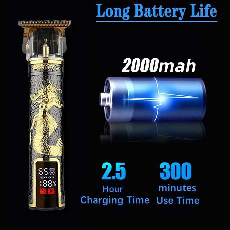 Professional Hair Clipper for Men Cutting Machine Shaving Haircut Beard trimmer Barber Cutter Mower Mens Electric Shaver W241227