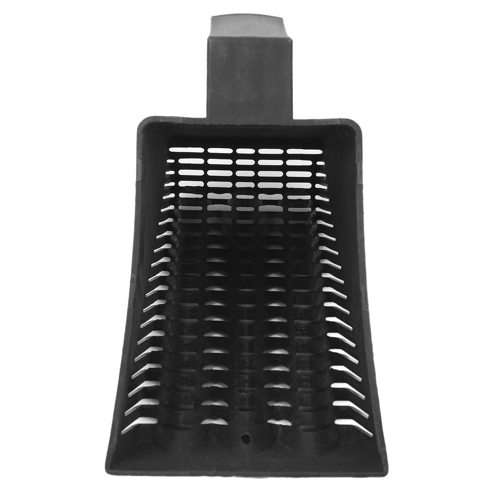 Gravel Strainer Shovel Clean Tool Plastic Aquarium Fish Sand Shovel Black Strong Construction Rounded Corner for Aquarium
