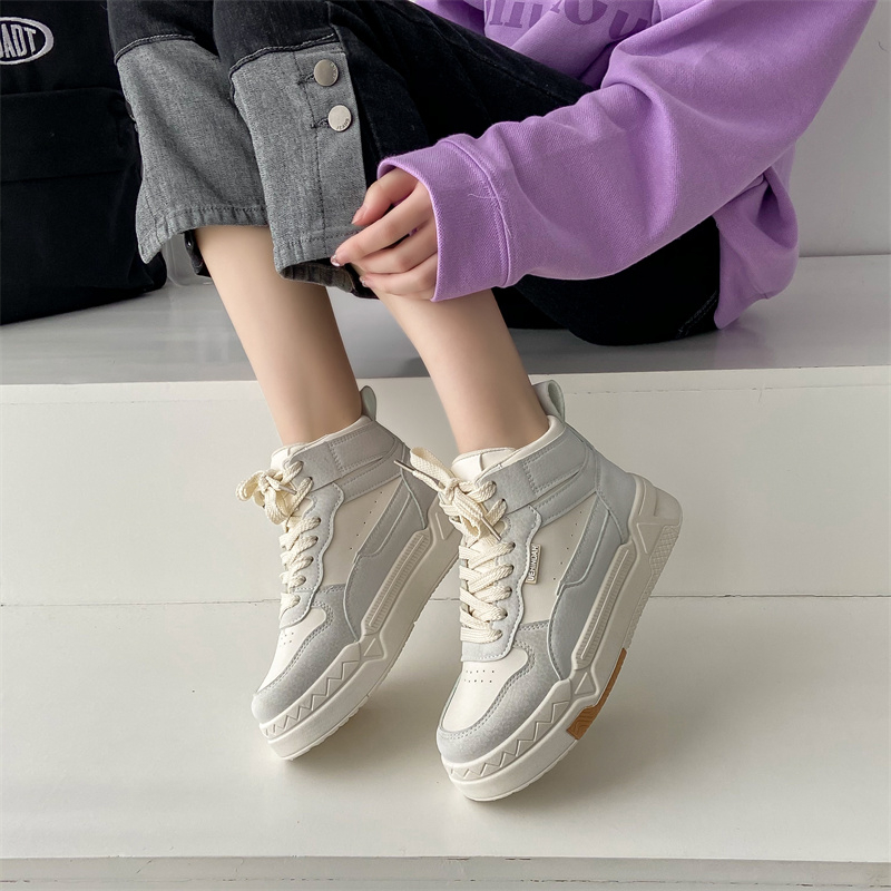 Canvas Fashion Breathable Street Male Brand Lace-up Sneakers High Top Women Causal Shoes c4d9