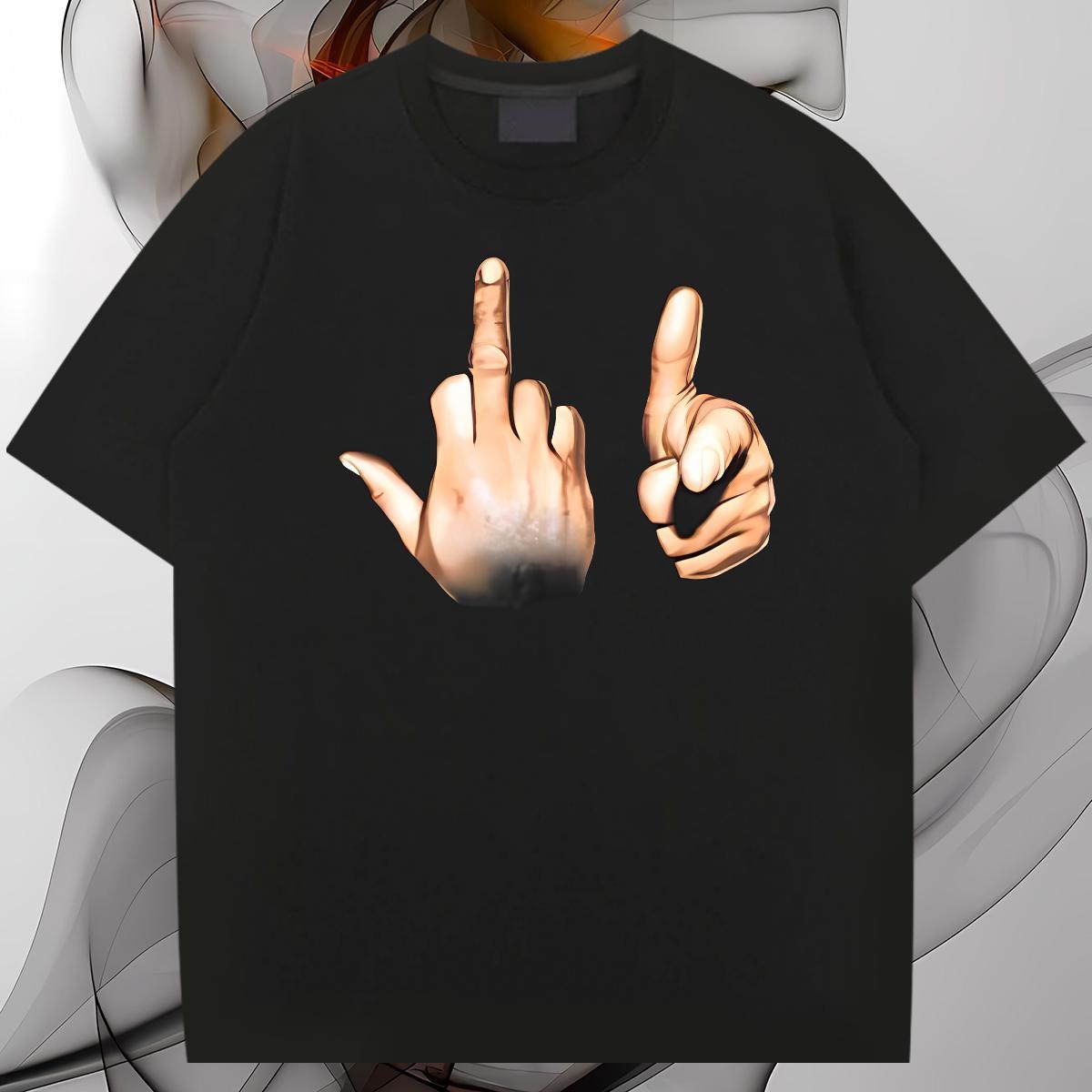 Customized T-Shirts Sports Casual Popular Couples T Shirts Tee Shirt Custom Anime Short Sleeve O-Neck 230g 100% Cotton hands