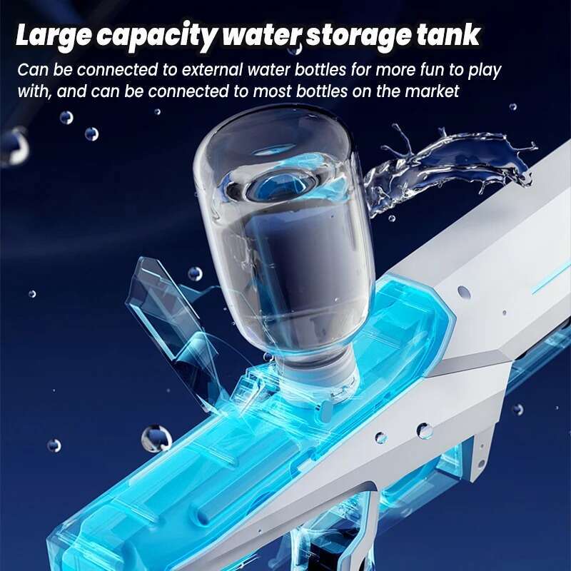 New Electric Continuous Gun Splashing Festival Automatic Water Absorption High Pressure Strong Pulse Children's Toy