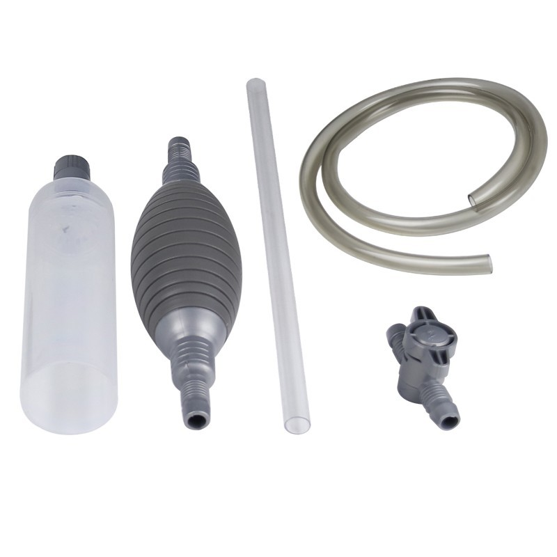 Aquarium Siphon Fish Tank Syphon Vacuum Gravel Water Filter Cleaner Water Change Large Siphon Pump Manual Cleaner 1.7m 2.6m