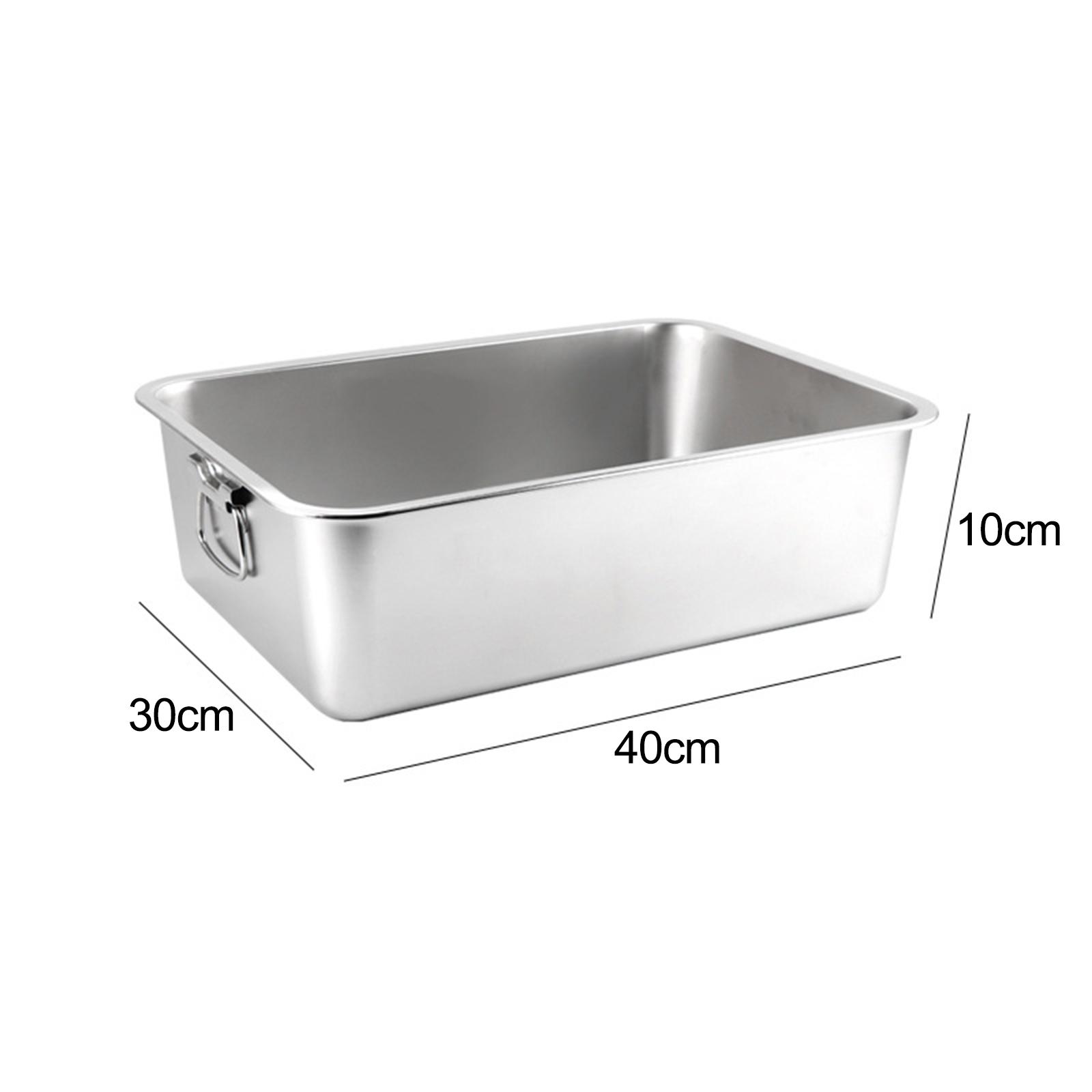 Open Top Pet Cat Litter Box Kitten Litter Pan Kitten Potty Toilet Stainless