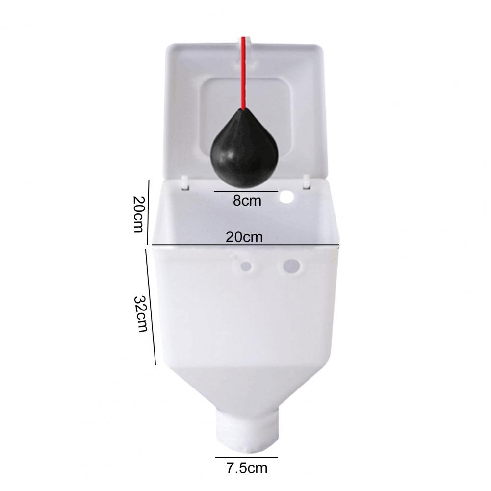 Sow Pen Feeder High Durability Smooth Surface Plastic Pig Sow Positioning Feeder with Dust-proof Cover Pig Farm Supplies