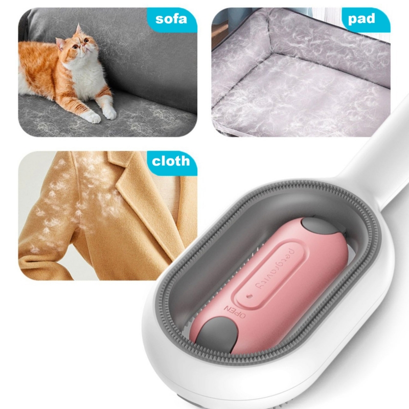 3-In-1 Cat Silicone Comb For Pet Hair Remover Brush Dog And Cat Brush Accessories Dogs Animal Cat Massage Grooming Wool Brush