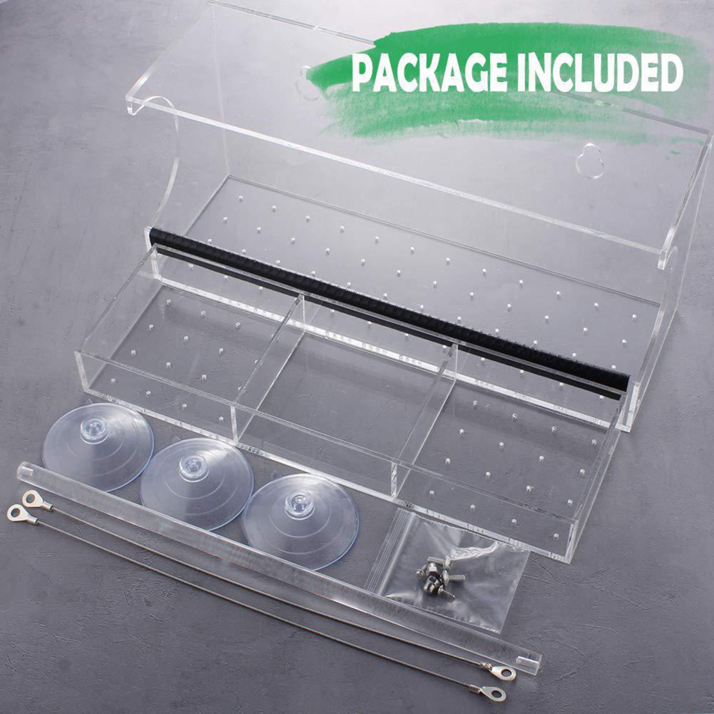 Window Bird Feeders for Outsid for Viewing With Removable Feed Tray And Super Strong Suction Cups Clear Acrylic Bird Feeder