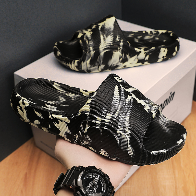 Men's Slippers Summer Indoor Home 2023 New Bathroom Anti Slip Soft Sole Slippers EVA Fashion Trend Slippers