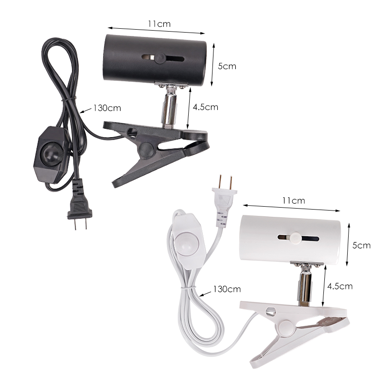 Pet Reptile Lamp Set Clip-on Lamp Holder Turtle Heating Lamp Holder Tortoises Lizard Sunlight Basking Heat Light UVA+UVB 3.0