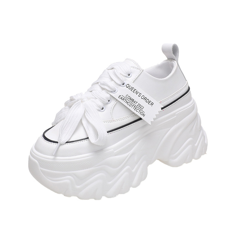 Women's Sports Shoes Luxury Brand Thick-soled Printing Vulcanized Shoes Men's Fashion Retro Old Shoes Casual Couple Sports Shoes