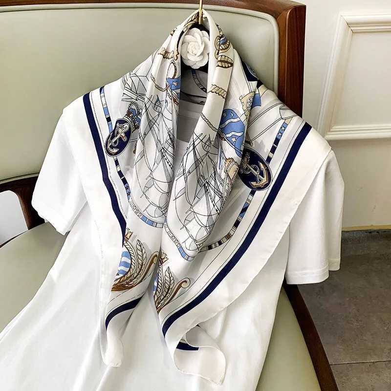 Wen Neck Scarf Silk Satin Kerchief Small Shawl Fashion Hair Fem 70 * 70cm Square Wrap Women with Muffler Foam X250319