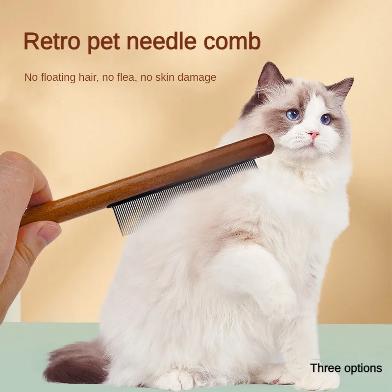 Cats Hair Knot Steam Brush Cats Stuff Grooming Pet Products Scraper for Cats Massage Home Garden Opened Comb Cast's Accessories