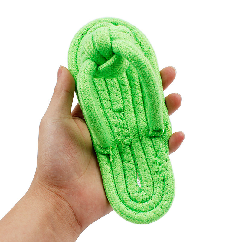 Dog Chewing Toy Cotton Slipper Rope Toy for Small Large Dogs Pet Teeth Training Molar Toys Interactive Dog Toy Dog Accessories