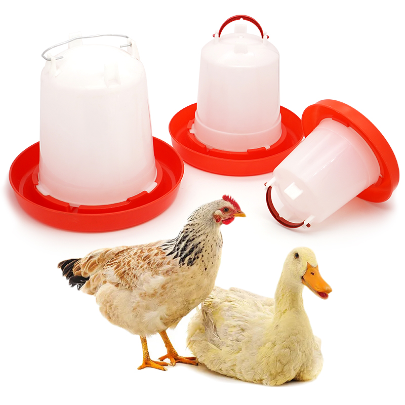1.5/2.5/4L Chicken Coop Water Dispenser Drinker Rooster Hen Drinking Cups Fountain Farm Animal Poultry Feeding Watering Supplies