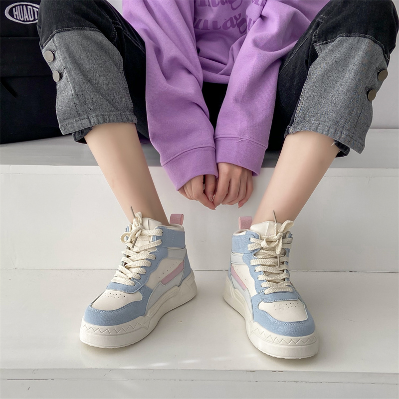 Canvas Fashion Breathable Street Male Brand Lace-up Sneakers High Top Women Causal Shoes c4d9