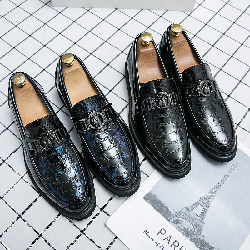 Designer Brand Luxury Business Office Mens Casual Driving Black Loafers Moccasins Italian Wedding Dress Shoes Footwear for Men