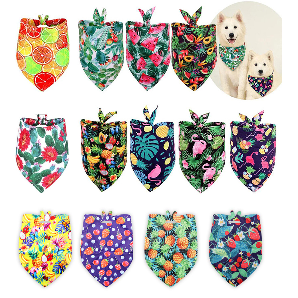 10PCS Pet Dog Triangular Scarf Pet Scarf Cat Bib A Variety of Dog Bandana Pet Grooming Accessories Pet Supplies For Dogs and Cat
