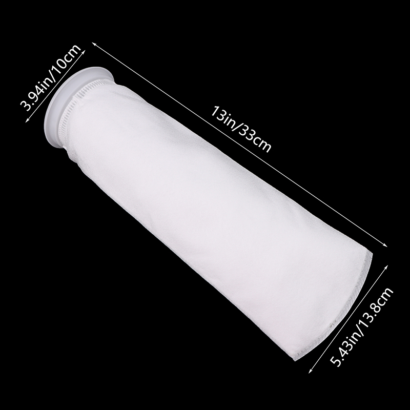 1PCS Aquarium Filter Socks Bags 50/75/100/150/200 Micron Reusable Fish Tank Felt Filter Bags For Fish Tank Filtration Pond