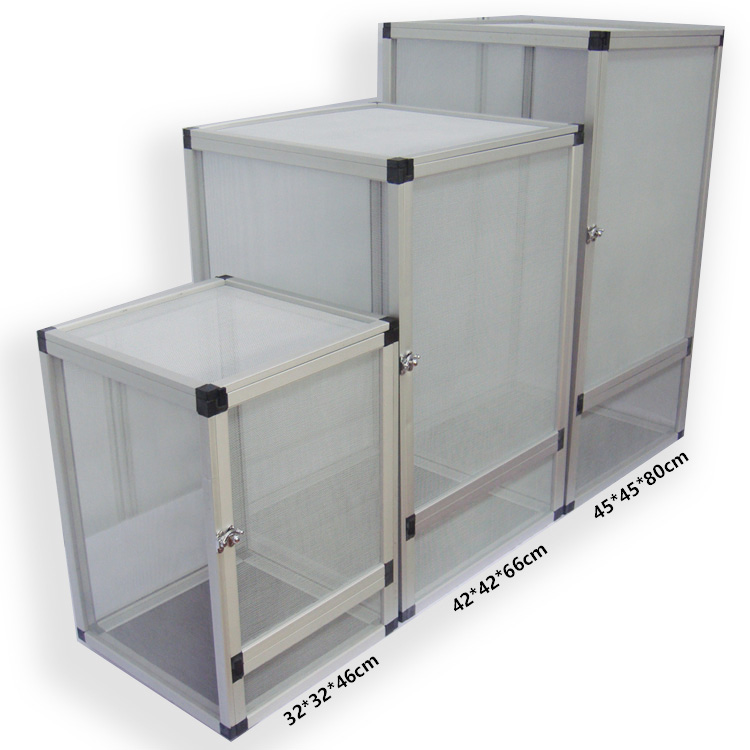 White Color S Size Hot Selling Cheap Price Reptile and Pet Cage Terrarium for Lizard
