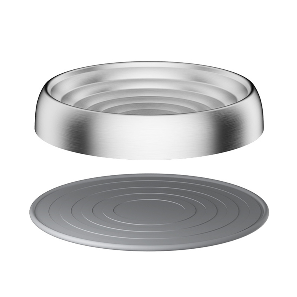 Dog Bowl Stainless Steel Dog Food Water Bowl With Anti-slip Silicone Mat Anti Overthrow Pet Grain Basin For Dogs Cat Puppy
