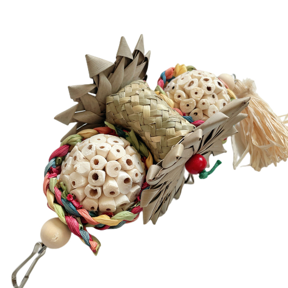Parrot Toys Bird Chewing Foraging Toys Bird Cage Accessories For Cockatiel Budgies