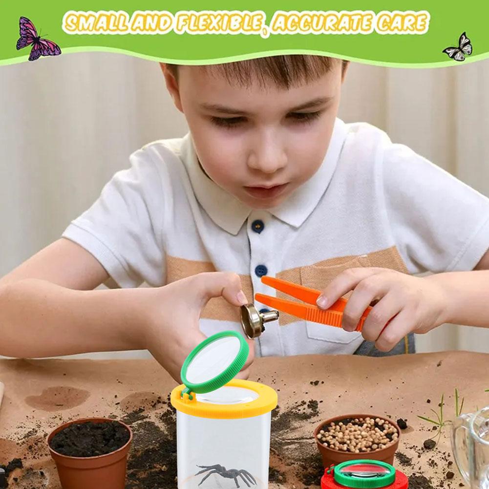 New Bug Viewer Insect Box Magnifier Observer Insect Portable Catcher Cage Nature Exploration Tools for Kid