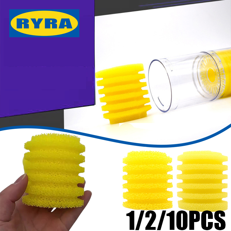 Yellow Aquarium Fish Tank Filter Built In Filter Element Filter Cotton Core Sponge Replacement Cotton Core Water Pump Filter