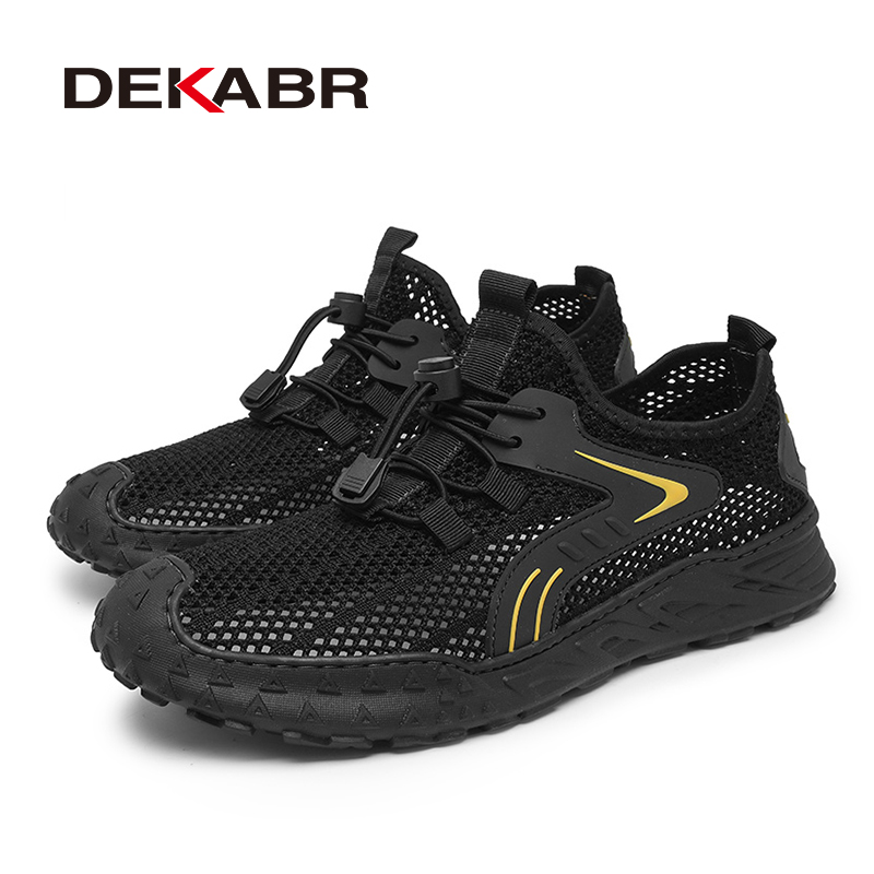 DEKABR Summer Mesh Men Sneakers Plus Size Lightweight Breathable Walking Footwear New New Comfortable Casual Men's Shoes b69c