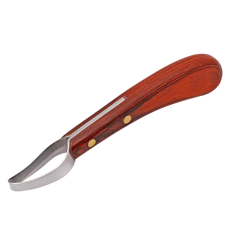 Hoof Loop Knife Farrier Tools Double-Edged Hoof Trimming Horseshoe Repairing Tools Oval Hoof Scissors Horse Grooming Hot Sale