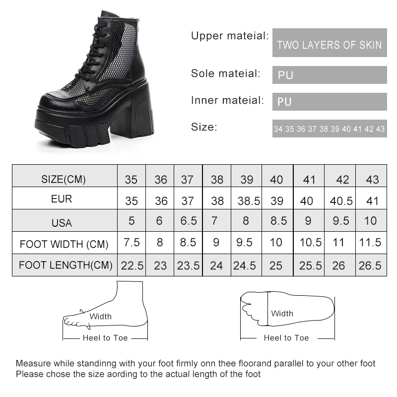 Summer AIYUQI Female Genuine Leather 2024 New Mesh Shoes 11cm Height Platform High Heel Cool Boots Women 029d