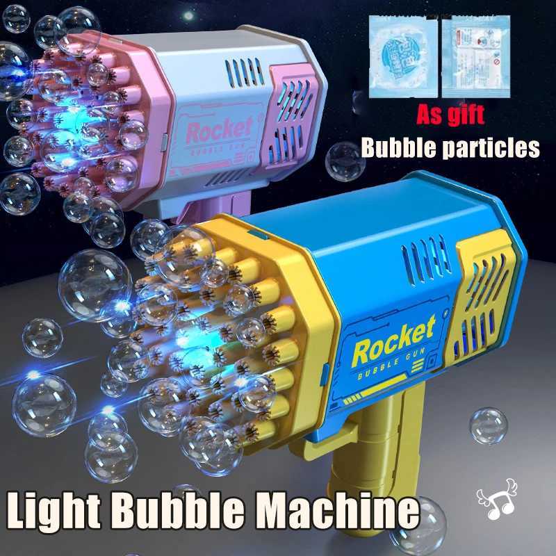40 hole fully automatic bubble gun toy handheld bubble machine electric childrens toy outdoor bubble toy childrens giftW2409028888