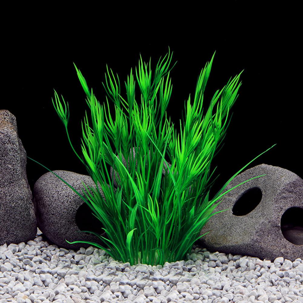 Fish Tank Ornament Water Grass Simulation Accessories Plastic Artificial Aquarium Fish Plant for Decoration Backgrounds Plants